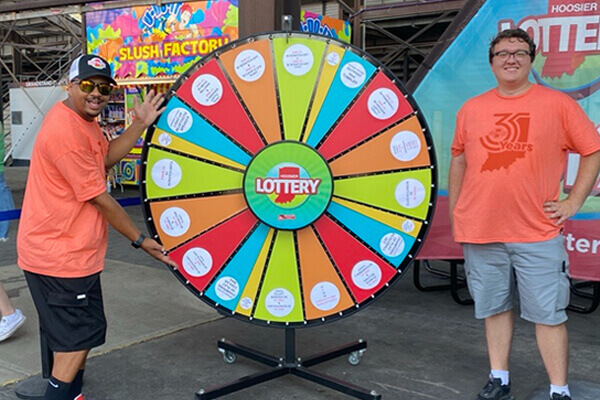Wheel Spin in Hoosier Lottery 飞艇数据全国统一查询体彩网 Town at the Indiana State Fair